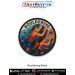 Bodybuilding Patch showing male and female athletes lifting weights in a gym setting designed for fitness lovers gym athletes trainers and sports patch collectors by ArmyNavyAir