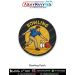 Bodybuilding Patch showing male and female athletes lifting weights in a gym setting designed for fitness lovers gym athletes trainers and sports patch collectors by ArmyNavyAir