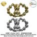 BQMSM-RQHM | Battalion Quarter Master Sergeant Major - Regimental Quarter Master Sergeant OR Regimental Quarter Master Havildar Wrist Rank Badge Brass-Chrome : ArmyNavyAir.com