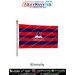 Border Roads Organisation Flag (BRO Flag) | 4 x 6 Feet Double Sided Polyester Flag with BRO Mountain Emblem, Reinforced Sleeve for Rope Hoisting
