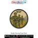 Border Security Force Patch showing BSF soldiers marching on patrol with rifles against a border backdrop designed for defence supporters servicemen tactical gear users and collectors by ArmyNavyAir