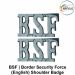BSF Border Security Force Shoulder Title Badge English : ArmyNavyAir.com