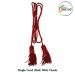Bugle Cord (Red) With Tassle -Fringe :Navyug India