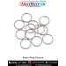 Metal Split Rings Chrome For Shirt-Coats Buttons (1 Duzon Pack) : ArmyNavyAir.com