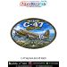 C-47 Skytrain Military Transport Aircraft Patch for Aviation Enthusiasts and Collectors