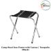 Indian Armed Force-Police-Security Foldable Multi Utility Camping Stool ( Camp-Event-Hiking-Sentry Post-Field Or Border Duty) Light Weight Iron Frame With Canvas -Tarpaulin- Polyester Seating Fabric & Convenient Carrying By The Individual