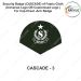 Security Badge (CASCADE) oF Fabric-Cloth (Universal Logo OR Customised Logo ) For Cap-Chest -Arm Badge-CASCADE Design 3-3 Inch Height