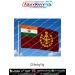 Chief of Defence Staff Flag (CDS Flag) | Premium 4 x 6 Feet Double Sided Poly Satin Flag with Reinforced Sleeve for Rope Hoisting