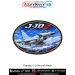 Chengdu J-10 Vigorous Dragon Multirole Fighter Aircraft Patch for Aviation Enthusiasts and Collectors