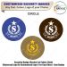 Security Badge (Rocker) oF Fabric-Cloth (Universal Logo OR Customised Logo ) For Cap-Chest -Arm Badge-Circle-2 Inch Height