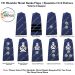 CD | Civil Defence Shoulder Rank Flaps |Epaulette : ArmyNavyAir