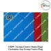 CRPF Flags Satin Computerised CRPF Logo Left Top Side (Both Side) (National-CRPF FHQ-Sector HQ-Group Centre (Battalion- Unit HQ) Indoor-Outdoor-Group Centres HQ-Size 3' x 4' & Logo 1'x 1'