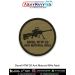 Olive-drab embroidered patch showing the Denel NTW 20 anti-material sniper rifle with bipod and scope, labeled “DENEL NTW 20 ANTI MATERIAL RIFLE” - collectible patch by ArmyNavyAir.