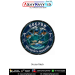 Doctor Healing With Dedication Emergency Operation Patch featuring a surgical team performing a life-saving operation inside a modern operating theatre on a premium digital print fabric patch with black merrow border.