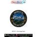DRDO Drishti-10 UAV Heritage Patch featuring India's advanced Intelligence, Surveillance and Reconnaissance unmanned aerial vehicle with tactical mission display graphics and the slogan "Vision for Victory." Premium round aviation fabric patch for defence