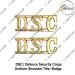 DSC Defence Security Corps Shoulder Title Badge : ArmyNavyAir.com