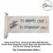 Indian Armed Force -Government Office Wall Mounting Double Sided Designation Acrylic Board with Wall Slide Holder (Can Be Inter Change The Boards)-DY.COMMANDANT (ADMIN)