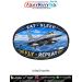 Eat Sleep Fly Repeat Aviation Patch for Pilots, Aviation Enthusiasts and Collectors