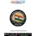 Freedom Is Not Free India Patch featuring Indian National Flag, patriotic tribute artwork, mountain landscape, tricolour elements and black merrow border