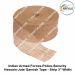 Indian Armed Forces-Police-Security Hessain-Jute Garnish Strip 3" Width For concealment and visual deception in Field For Shelters-Tanks-Truck-Boundaries etc.. (Sold In Meters)