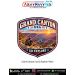 Grand Canyon USA Go Explore adventure patch with backpacker overlooking canyon at sunset
