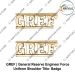 BRO-GREF Uniform Shoulder Title Badge : ArmyNavyAir.com