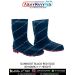 Gumboot Black Red Sole (ISI Mark) 11" Height