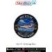 HAL HTT-40 Basic Trainer Aircraft Heritage Patch featuring India's indigenous military trainer aircraft flying over the Himalayas with the slogan "Building Air Warriors." Premium round aviation fabric patch for Indian Air Force personnel, cadets, flight i