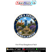 I Am a Proud Bengalurean Patch featuring Vidhana Soudha, Bengaluru Palace, Namma Metro, Nandi statue, Bengaluru skyline and city landmark in a premium digital print heritage patch.