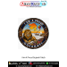 I Am a Proud Gujarati Patch featuring the Asiatic Lion, White Rann of Kutch, Gujarat map, colourful kite festival, Kutchi embroidery, camel caravan and traditional village in a premium digital print heritage patch.