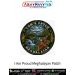 I Am a Proud Meghalayan Patch featuring the Living Root Bridge, cascading waterfalls, traditional Meghalayan tribal people and the scenic mountains of Meghalaya in a premium digital print heritage patch.