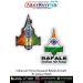 IAF Indian Air Force Dassault Rafale Aircraft Tri Colour Patch : ArmyNavyAir.com