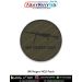 Olive tactical round patch featuring IMI Negev NG5 light machine gun silhouette and text “IMI NEGEV NG5” - collectible firearm patch by ArmyNavyAir.