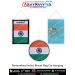 Personalised India Bharat Flag Car Hanging : ArmyNavyAir.com