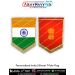 Personalised India Bharat T Pole Flag : ArmyNavyAir.com