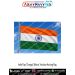 India Flag (Tiranga) Bharat Tricolour Hoisting Flag on outdoor flagpole made with premium fabric for official display