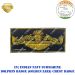 IN | Indian Navy Submarine "Dolphin Badge" Chest Badge Hand Crafted Embroidery : ArmyNavyAir.com