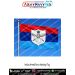 Indian Armed Forces Flag | Tri-Services Flag | Premium 4 x 6 Feet Double Sided Poly Satin Flag with Reinforced Sleeve