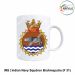 Personalised Indian Navy INS Brahmaputra Mug with frigate design
