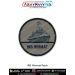 High quality INS Himmat Patch featuring a digital printed illustration of the Indian Navy fast attack craft INS Himmat with detailed structure on premium fabric and a merrow border ideal for jackets uniforms backpacks biker gear and naval memorabilia coll