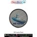 High quality INS Himmat Patch featuring a digital printed illustration of the Indian Navy fast attack craft INS Himmat with detailed structure on premium fabric and a merrow border ideal for jackets uniforms backpacks biker gear and naval memorabilia coll