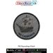 High quality INS Karuva Patch showing a detailed digital printed illustration of the Indian Navy patrol vessel INS Karuva with accurate mast, hull and deck detailing on premium fabric finished with a strong merrow border suitable for jackets uniforms bike