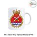 Personalised Indian Navy INS Khanjar Mug featuring corvette design