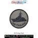 High quality digital printed INS Nireekshak Patch showing the detailed design of the Indian Navy diving support and submarine rescue vessel INS Nireekshak with a merrow border and textured fabric, suitable for jackets, uniforms, tactical bags and naval co