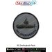 A premium quality INS Shankush Patch showing the silhouette of the Indian Navy submarine INS Shankush on durable printed fabric with a strong merrow border; perfect for jackets, uniforms, tactical backpacks, biker gear, display boards, and collectors of I
