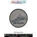 A high definition INS Sujata Patch featuring the Sukanya class offshore patrol vessel printed on durable fabric with a strong merrow border, suitable for biker jackets, tactical backpacks, naval uniforms, display boards, and collectors of Indian Navy vess