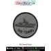 High resolution INS Tamal Patch featuring a naval patrol vessel design printed on durable fabric with a merrow border - ideal for jackets, uniforms, backpacks, biker gear, and collectors of Indian Navy ship patches