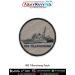 INS Tillanchang Patch showing detailed digital artwork of Indian Navy Car Nicobar class fast patrol vessel with merrow stitched border UV protected fabric and sew on pin and velcro hook backing options in 3 and 4 inch sizes