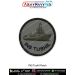 INS Trishul Patch – Talwar-class Guided Missile Frigate design printed patch with detailed naval artwork, merrow border finish, and premium fabric for jackets, uniforms, tactical bags, and collectors.