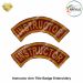 Instructor Arm Title Badge Embroidery :Chughs Navyug